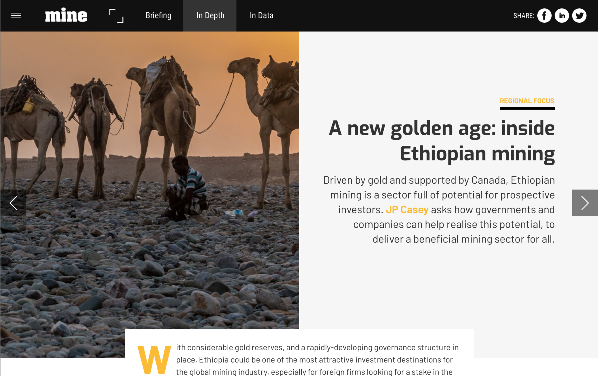 A New Golden Age Inside Ethiopian Mining Akobo Minerals